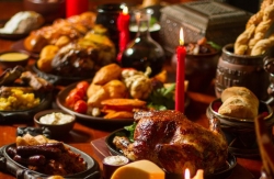 Medieval Christmas dinner